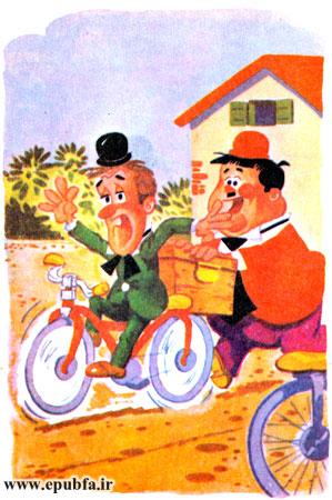 کتاب قصه کودکانه لورل و هاردی: دوچرخهسواری - ارشیو قصه وداستان ایپابفا